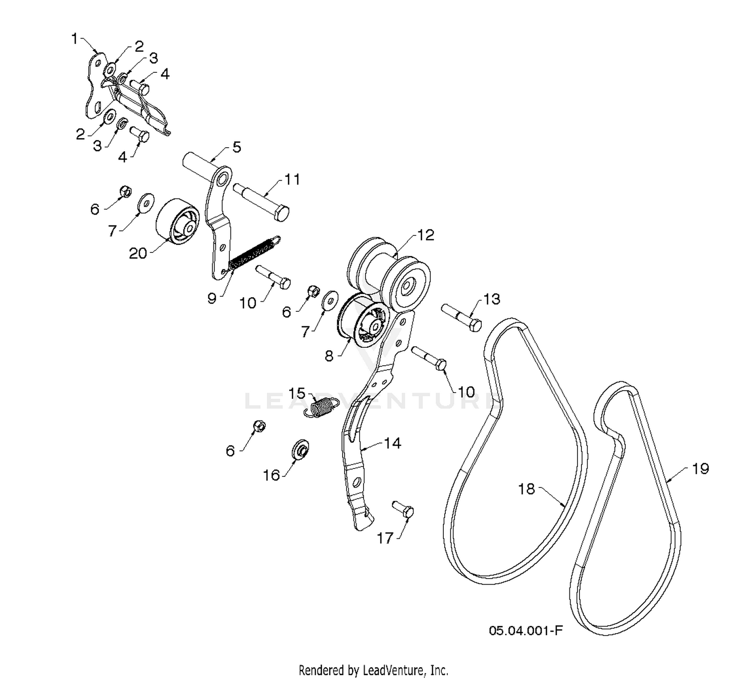 CHASSIS ENGINE PULLEYS