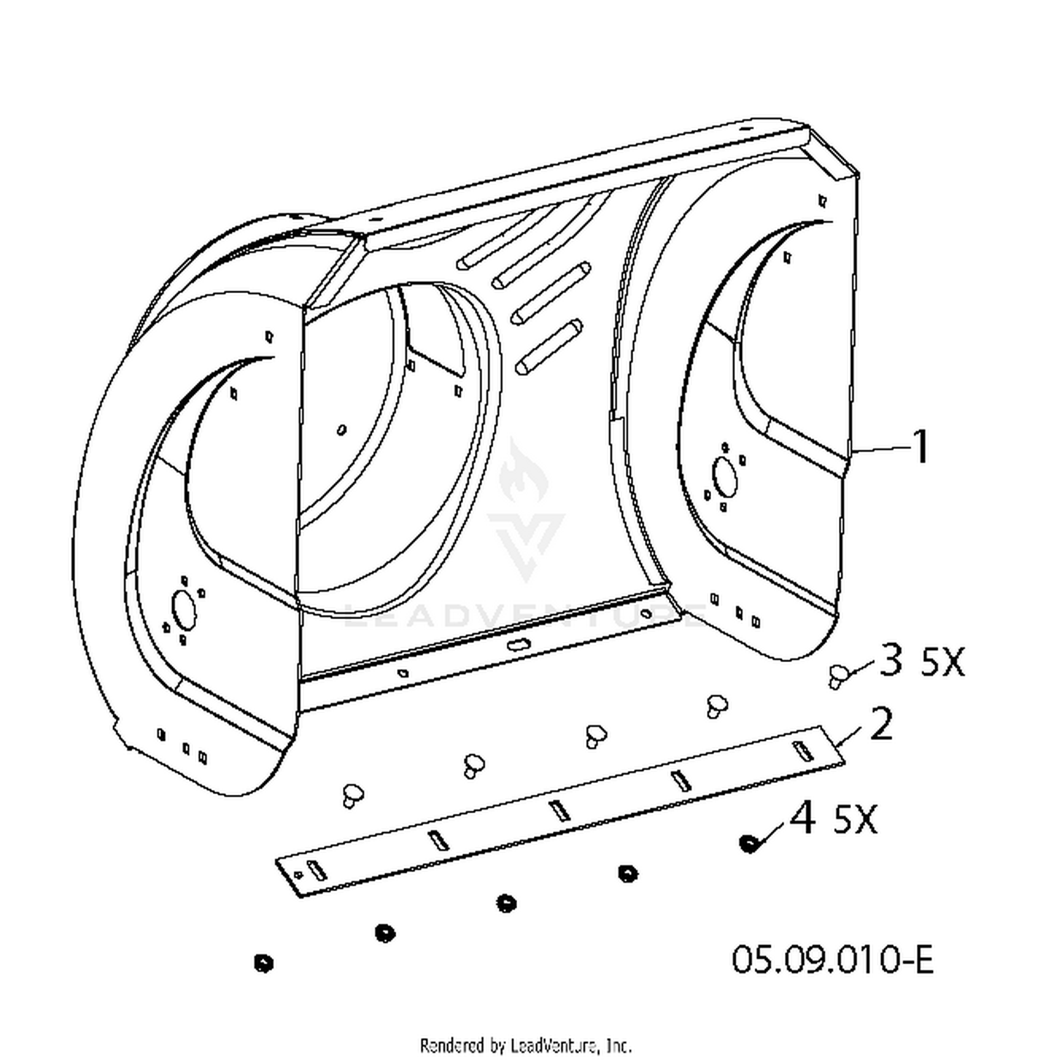 AUGER HOUSING & IMPELLER 6