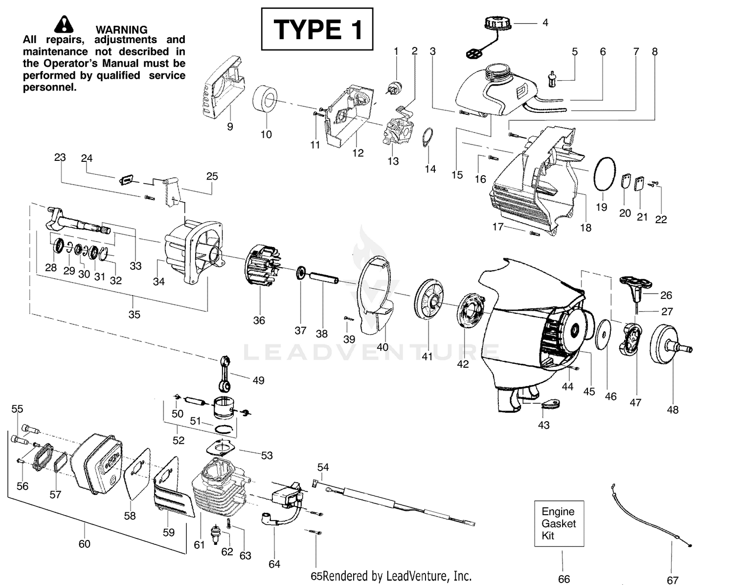 Engine Assembly Type 1