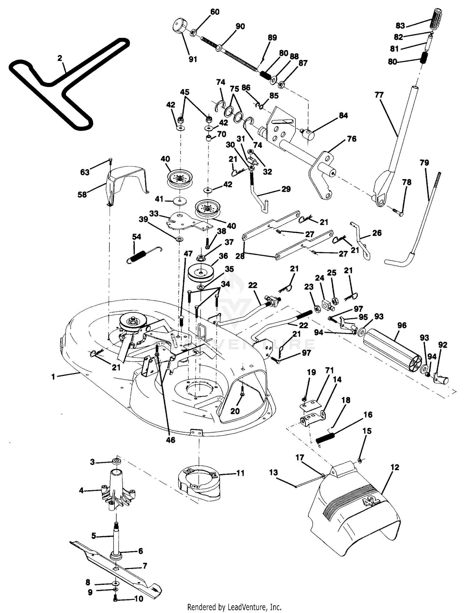 MOWER 42"