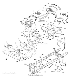 Poulan PP175G42 96046007500 2015 08 Riding Mower Partswarehouse