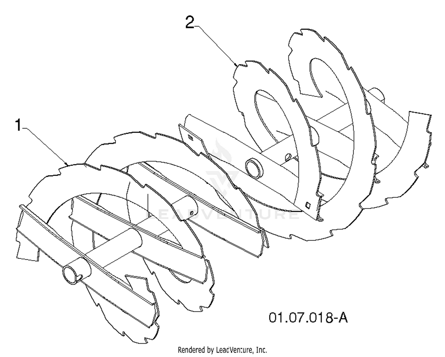 AUGER HOUSING IMPELLER