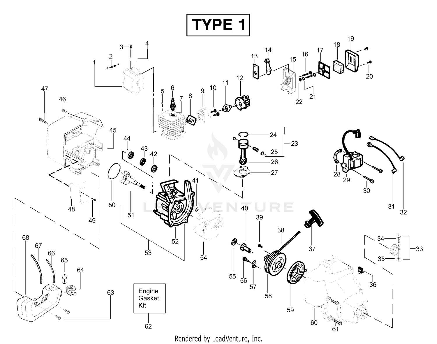 Engine Assembly Type 1