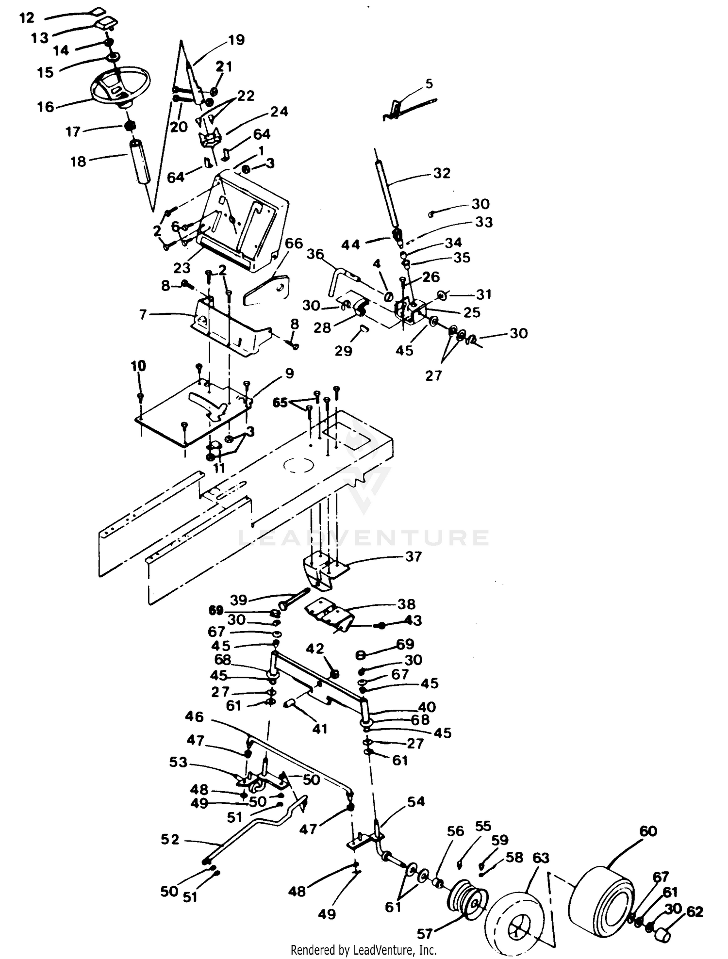 STEERING AND FRONT AXLE