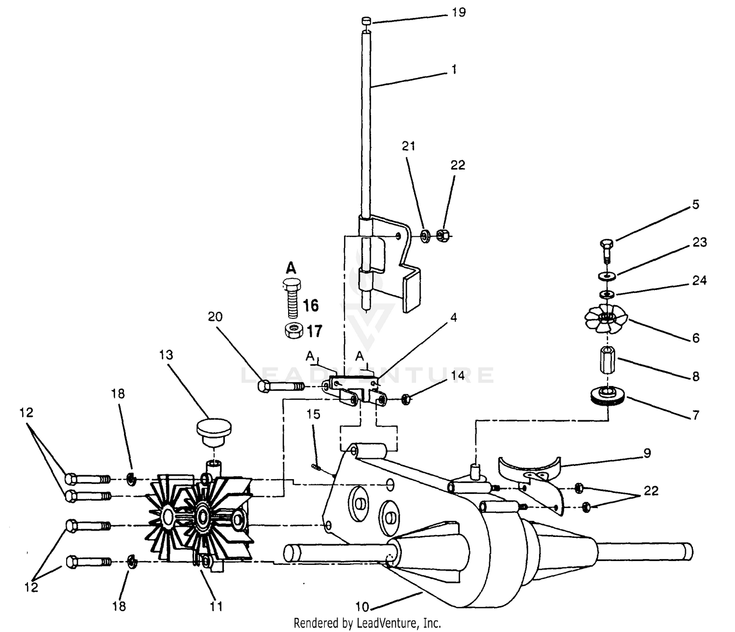 TRANSAXLE AND PUMP ASSEMBLY
