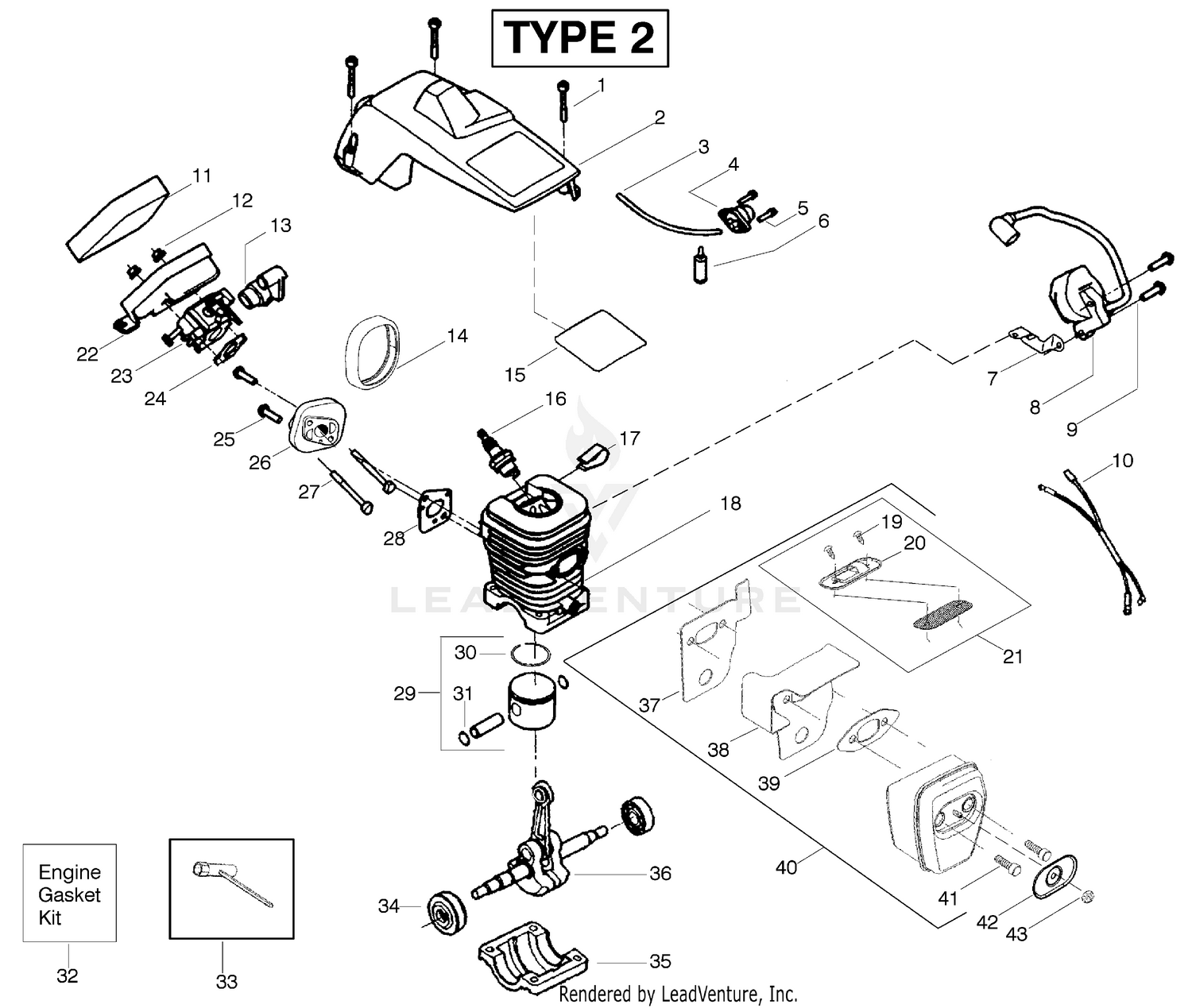 Engine Assembly Type 2