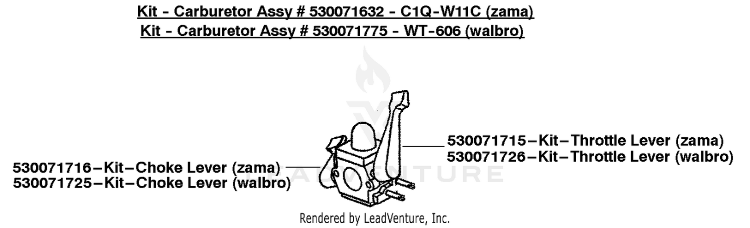Kit - Carburetor Assy