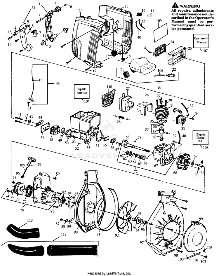 Poulan Pro PP432 Gas Blower