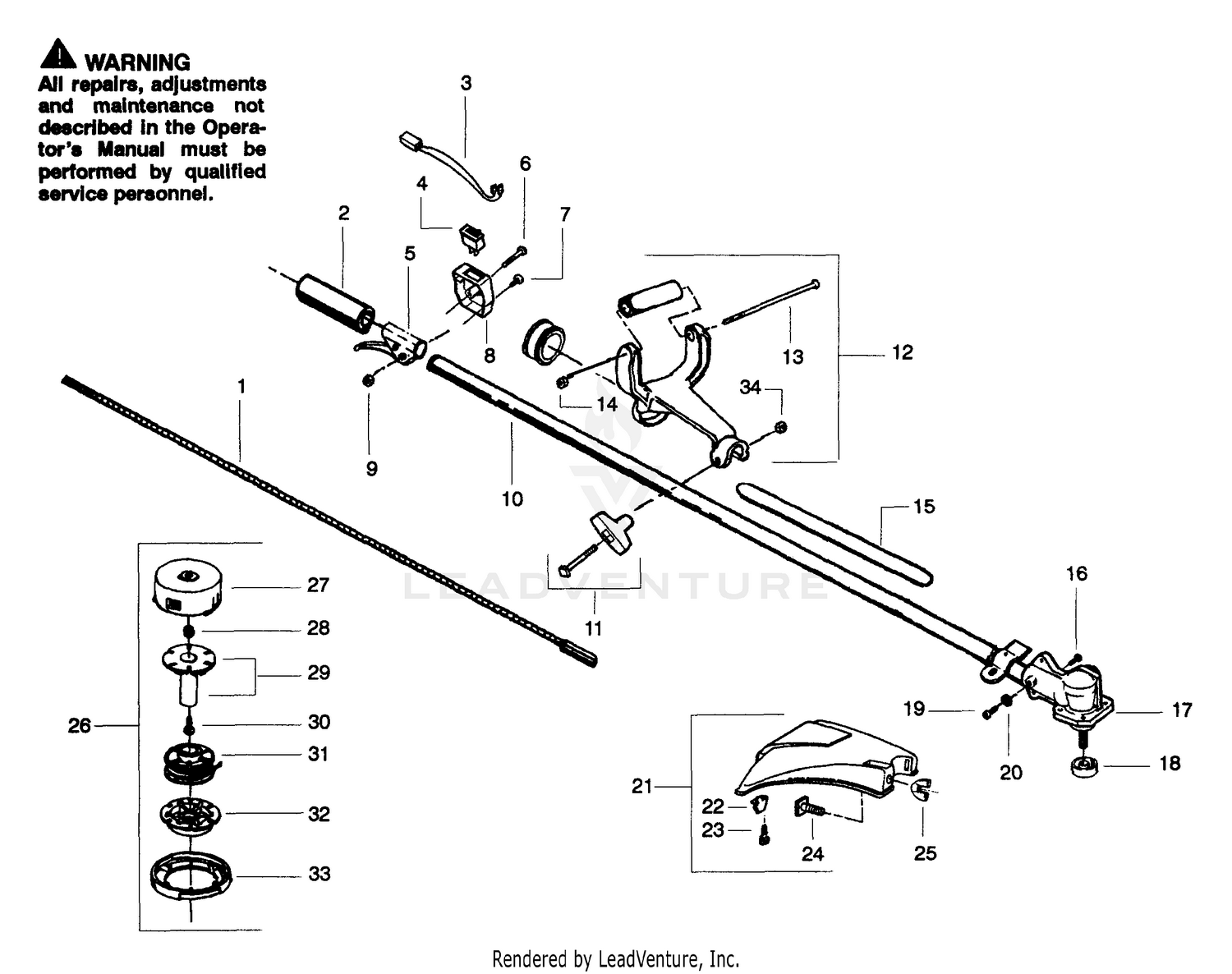 Drive Shaft & Cutting Head