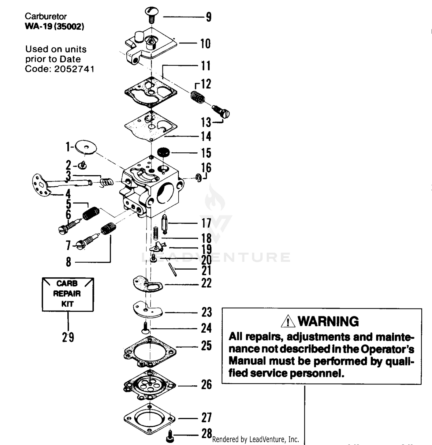 Assembly diagram