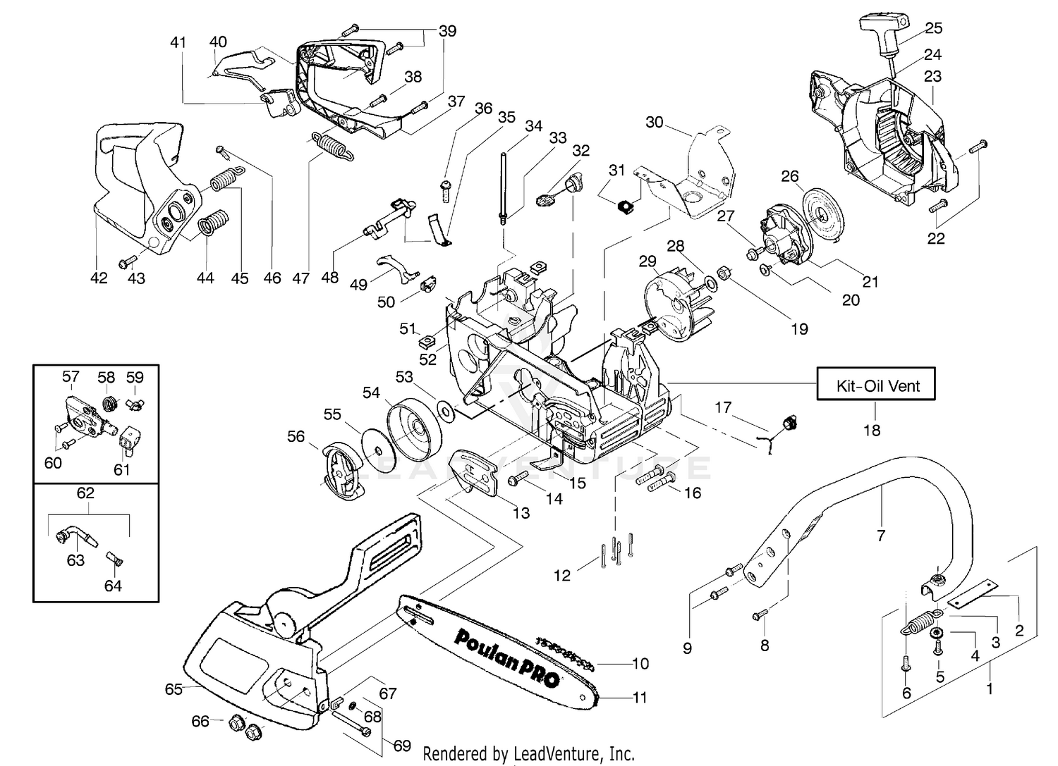 Chassis & Handle Assembly