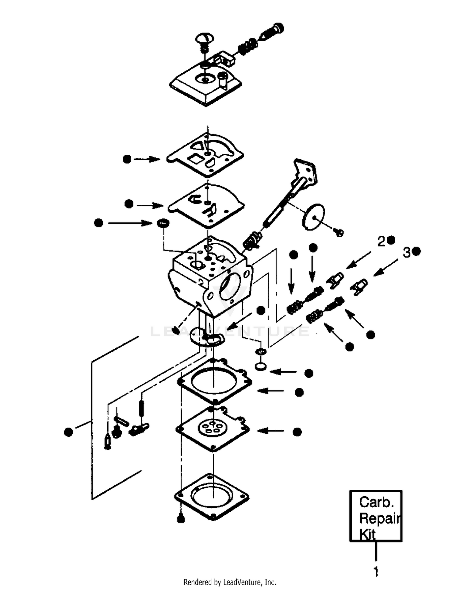 CARBURETOR WT-298A BREAKDOWN