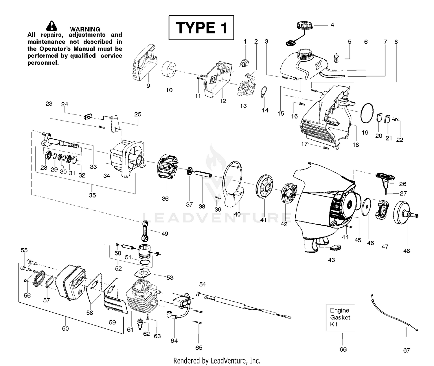 Engine Assembly Type 1