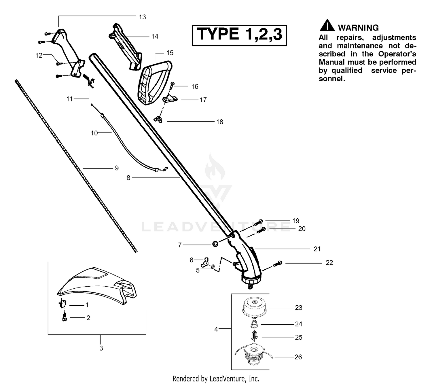 Drive Shaft & Cutting Head