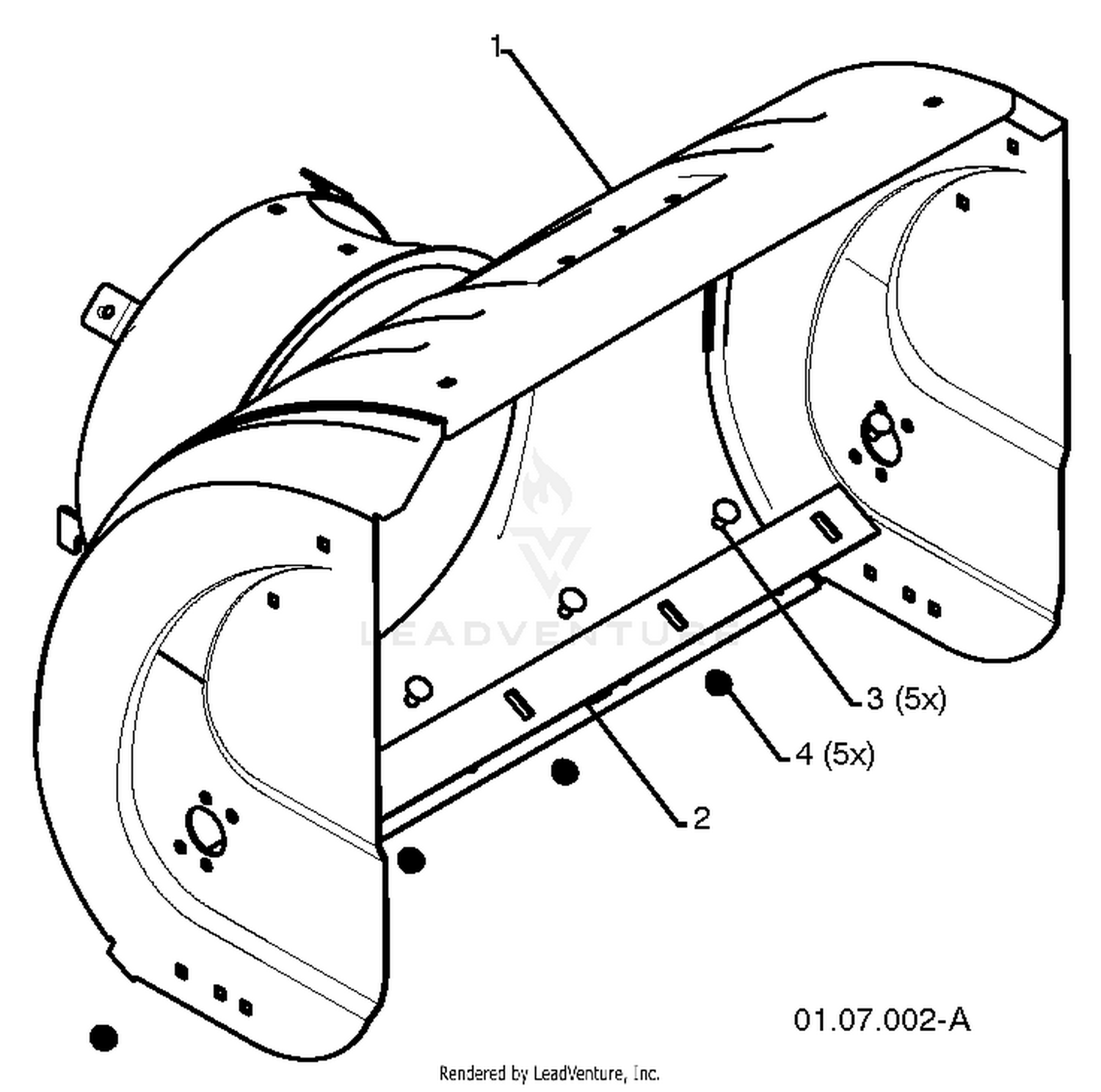 AUGER HOUSING IMPELLER