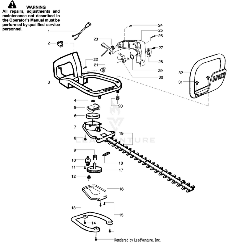 Weed Eater GHT220 Gas Hedge Trimmer Type 5 Partswarehouse