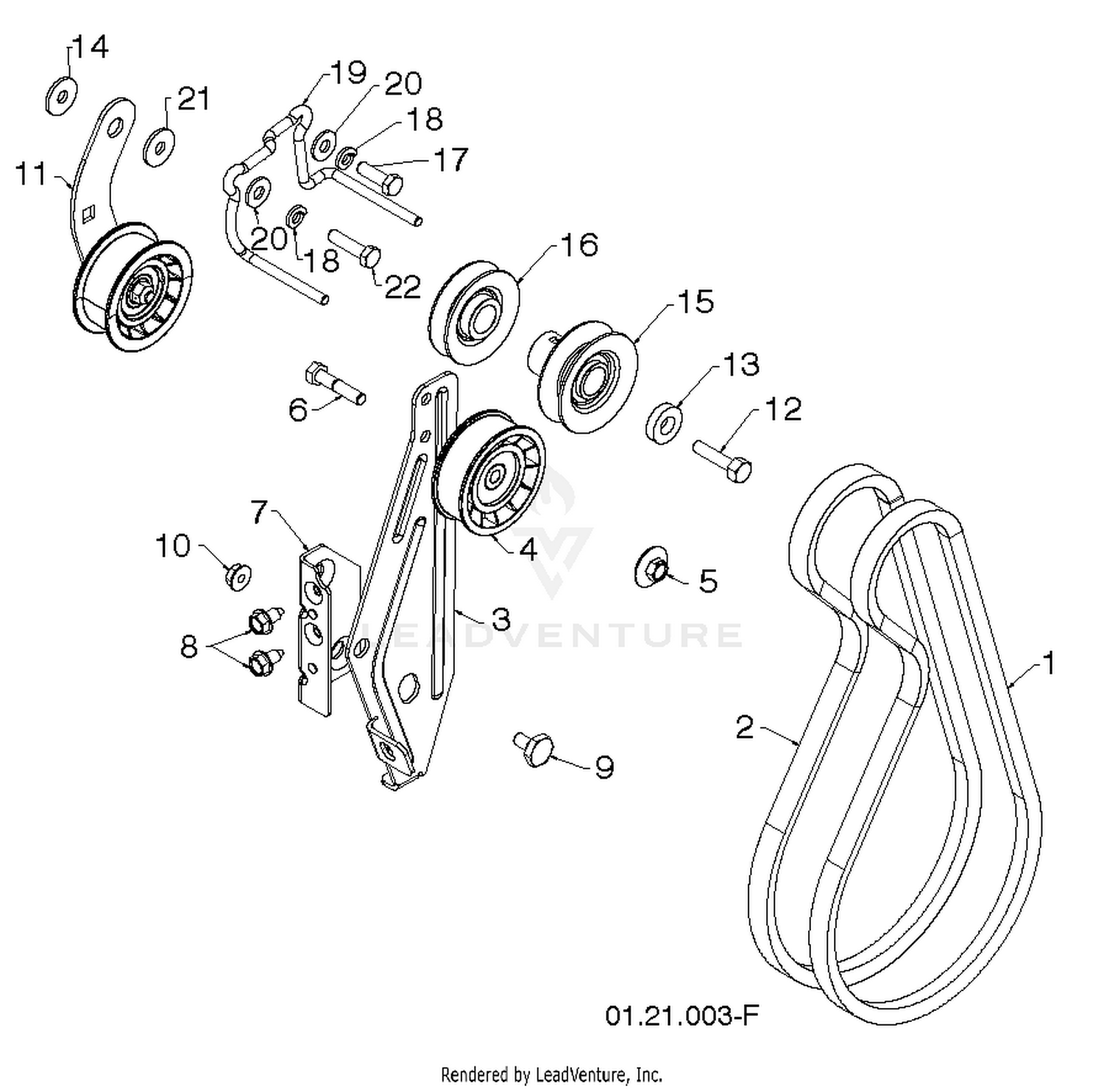 CHASSIS ENGINE PULLEYS