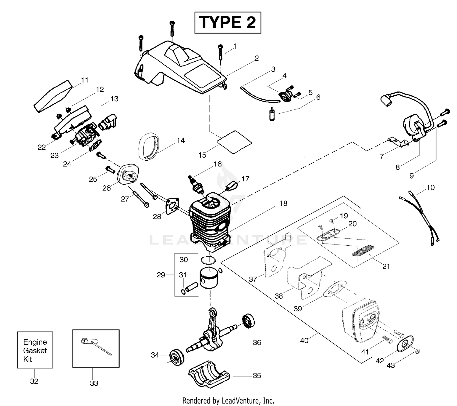 Engine Assembly Type 2