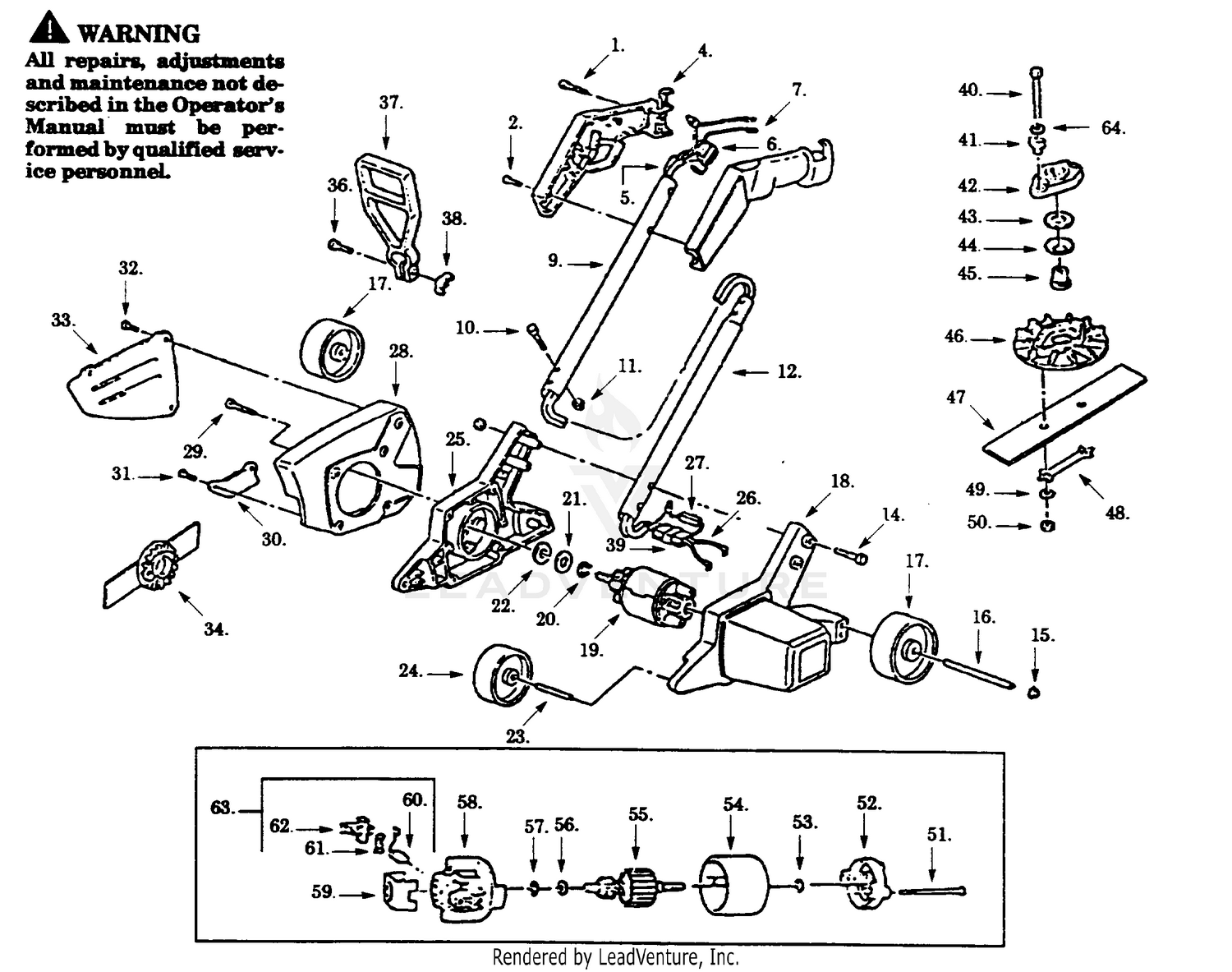 EDGER AND BRUSH ASSEMBLY