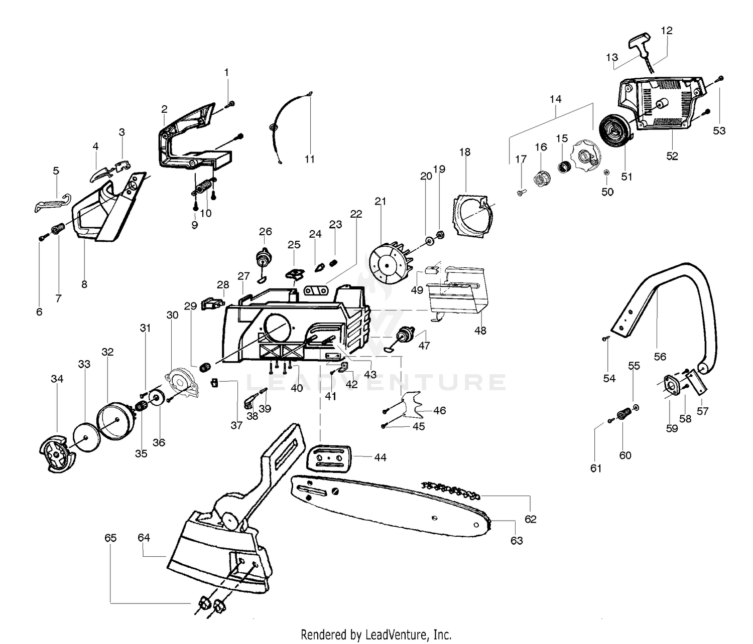 Handle, Chassis & Bar Assembly