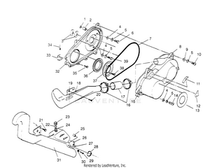 Clutch Cover Assembly Scrambler W957840 (4927252725c006) Schematic