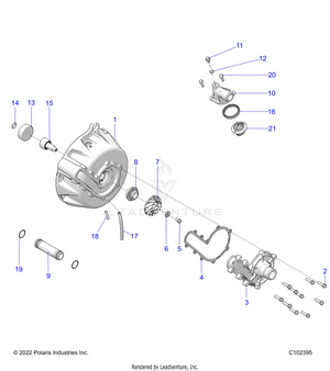Engine, Cooling System And Water Pump - A24sxn85a4 (c102395) Schematic