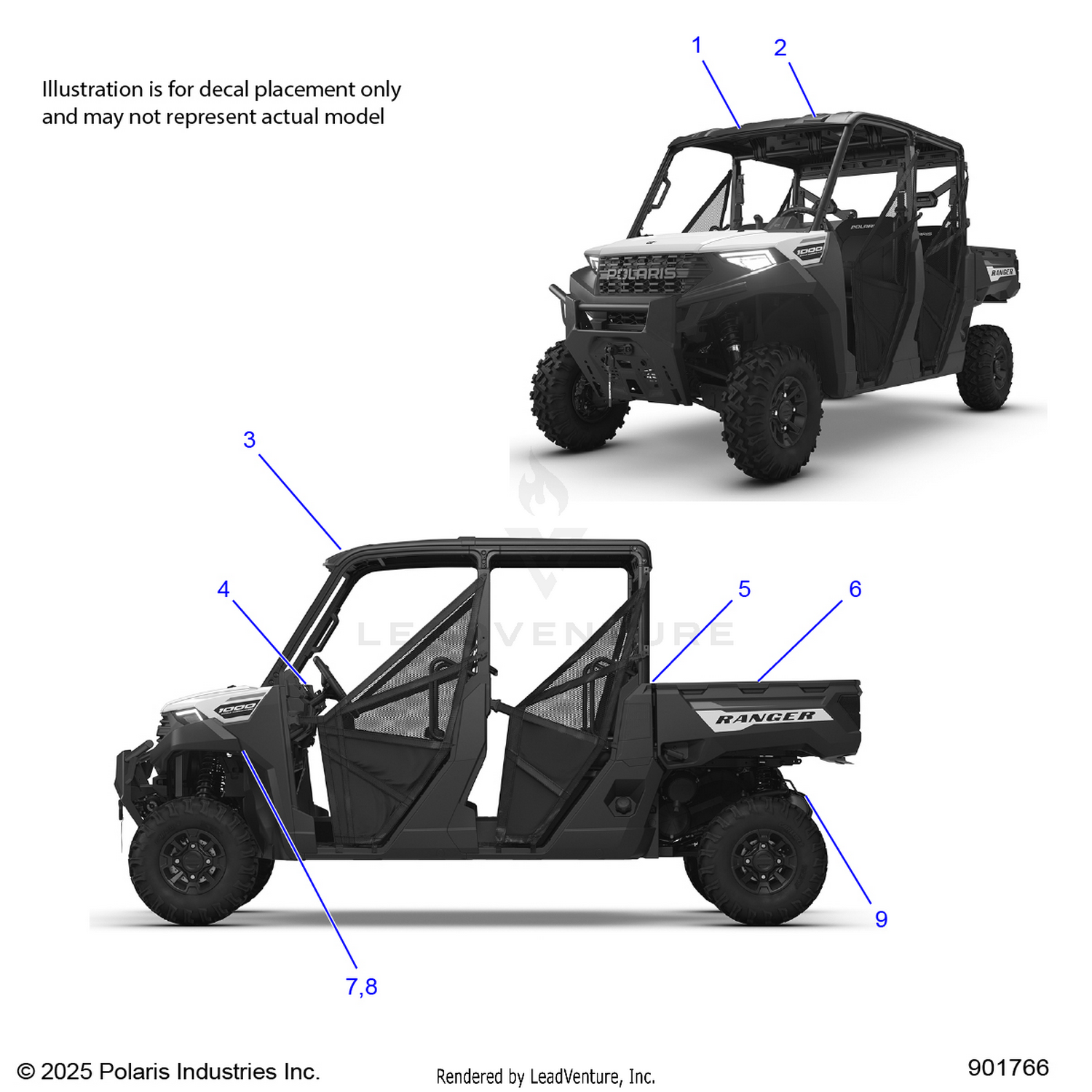 BODY, DECALS, GENERAL - R26T6E99A9/AF/AJ/AK/B9/BF/BJ/BK (901766-01)