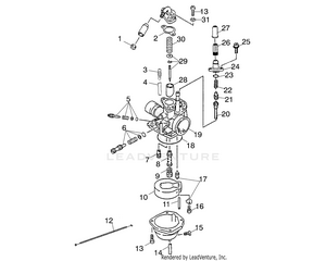 Carburetor - A03fa09ca/cc/cd (4983138313a08) Schematic