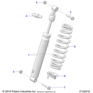 Suspension, Shock, Rear - A22sva85a3 (c102010) Schematic