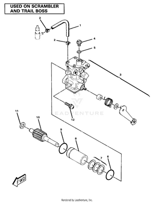 Oil Pump Assembly (4910981098046a) Schematic