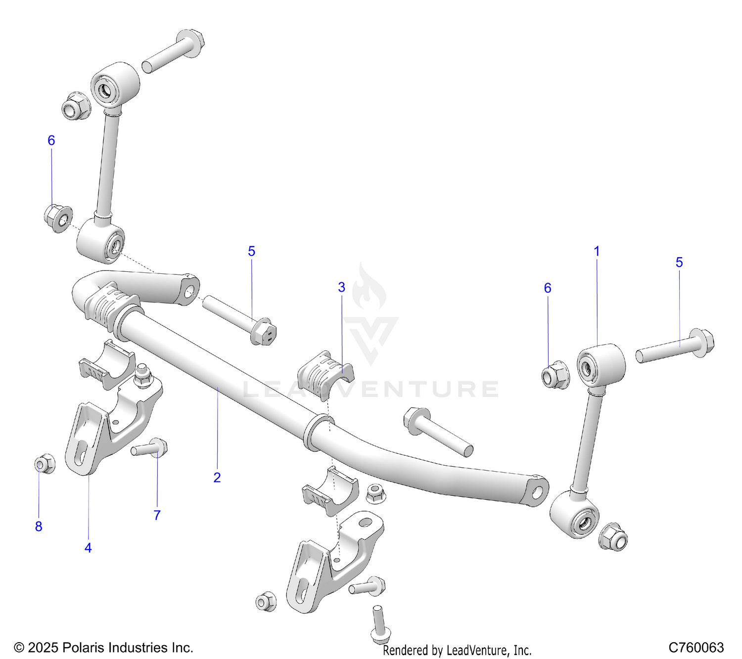 SUSPENSION, FRONT STABILIZER BAR - Z26NMY99A4/B4/A6/B6 (C760063)