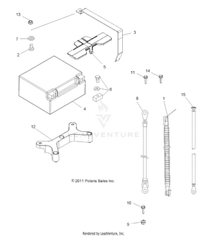 Electrical, Battery - A12zn8efk/efo (49atvbattery12spxp850) Schematic