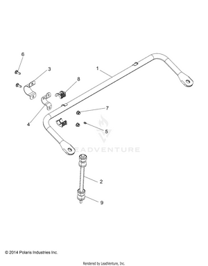 Suspension, Stabilizer Bar - R15rma57fa (49rgrstabilizerfrt15570) Schematic