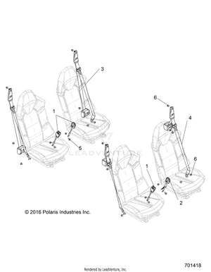 Body, Seat Belt Mounting - R17rhe99au (701418) Schematic