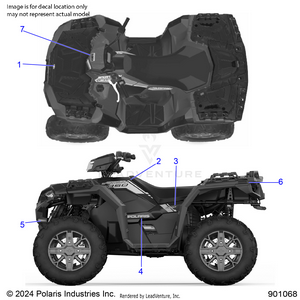Body, Decals, Graphic - A25sxe85a9/am/ap (901068) Schematic