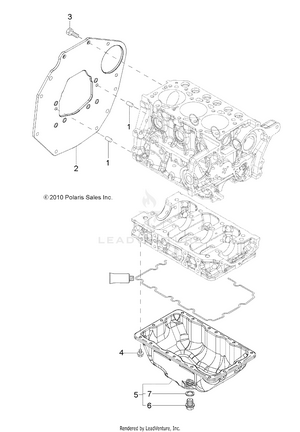 Engine, Mounting Flange And Oil Sump - R141d9jda/2d9jda (49rgroilsump11dcrew) Schematic