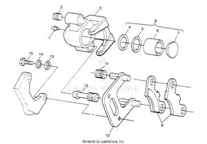 Front Brake Assembly Magnum 2x4 W957544 (4926852685b004) Schematic