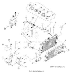 Engine, Cooling System - A10gj52aa (49atvcool09out525) Schematic