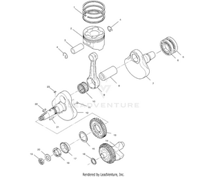 Crankshaft And Piston - A01ch50eb (4964466446d005) Schematic