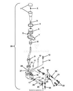 Gear Selector Magnum 2x4 W957544 (4926852685c005) Schematic