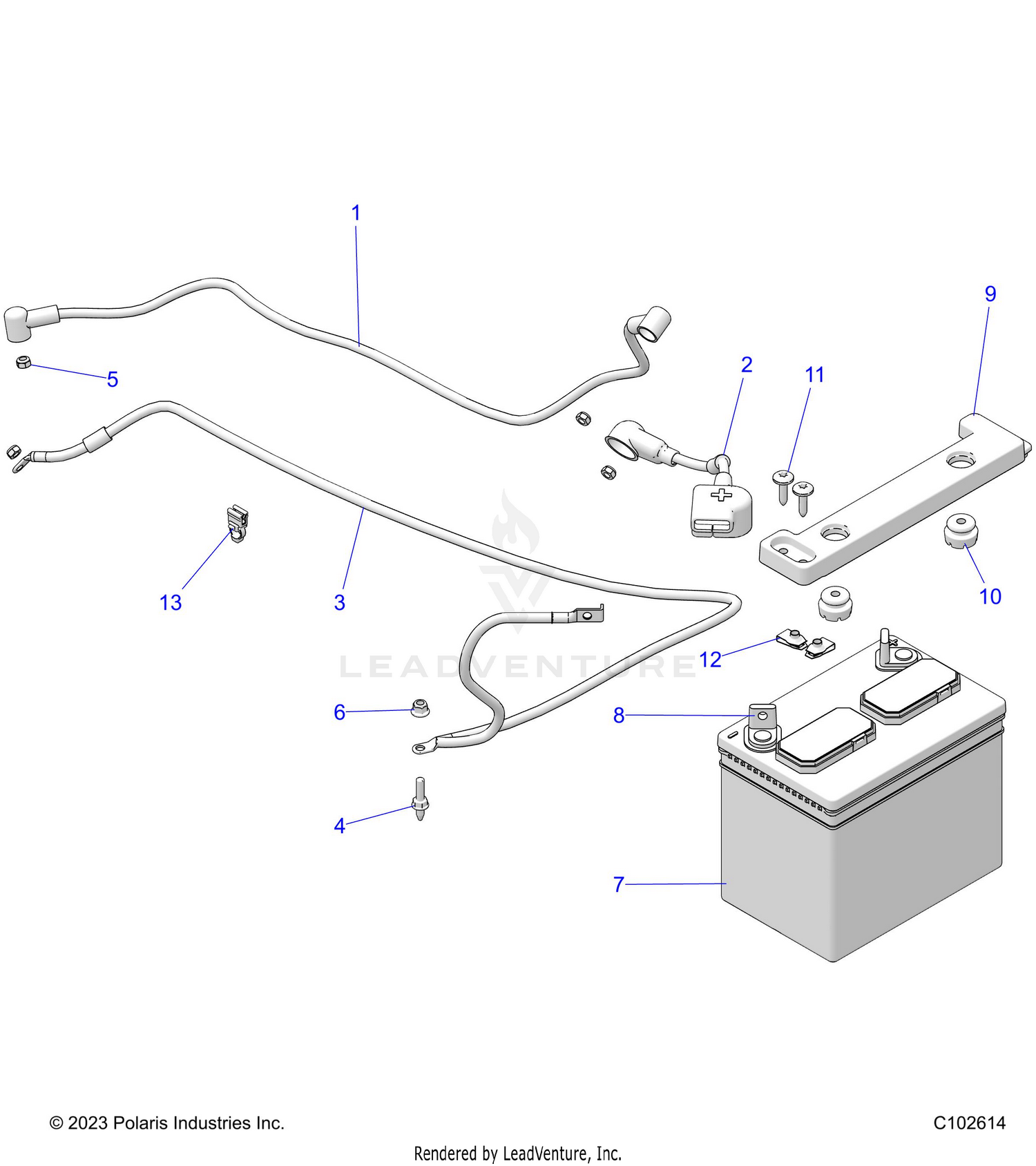 ELECTRICAL BATTERY - A26SDA57A7 (C102614)