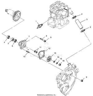 Water Pump Xplorer 400l W969140 (4935983598d001) Schematic