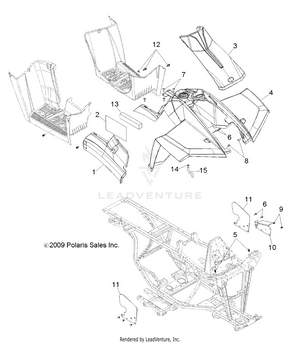 Body, Front Cab And Side Panels - A10ea32aa (49atvcab10boss) Schematic