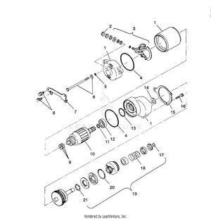 Starting Motor Sportsman 4x4 / W938039 (4926382638042a) Schematic
