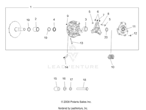 Drive Train, Primary Clutch - A10zx85ak/al/as/at/ax (49atvclutch09spxp550) Schematic