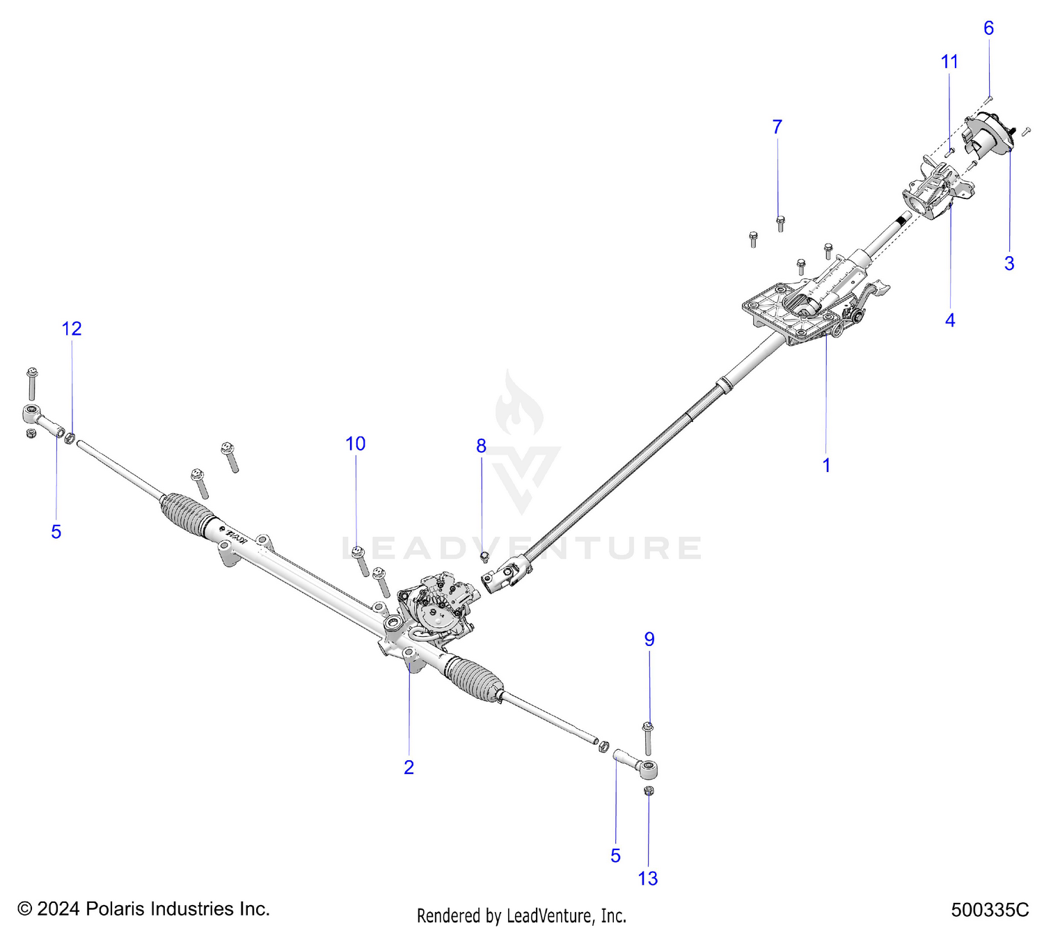 STEERING, STEERING ASM - T26AATGD/HD (500335C)
