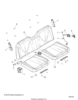 Body, Seat And Belts - R15rma57fa (700145) Schematic