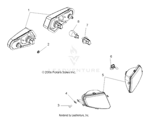 Electrical, Taillamps/headlights - A07mh46aa/az (49atvtaillampssp450) Schematic