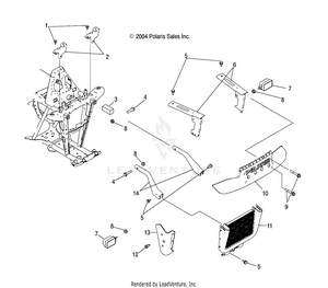 Front Rack And Bumper Mounting - A05jd32aa (4995169516a11) Schematic