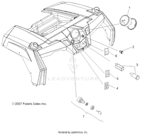 Dash Instruments And Controls - R08vh76ad/ag (49atvdash08vista) Schematic